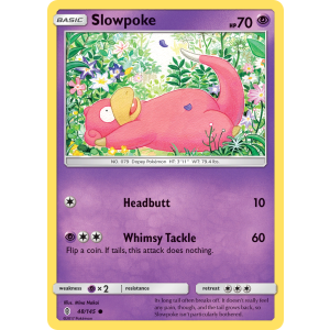 Slowpoke 48/145 Pokemon TCG Sun & Moon Guardians Rising