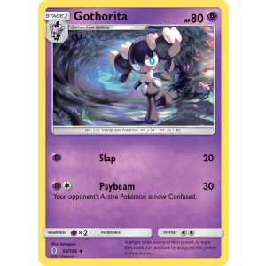 Gothorita 53/145 Pokemon TCG Sun & Moon Guardians Rising