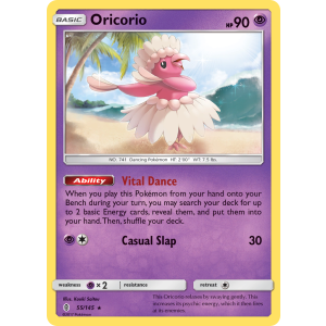 Oricorio 55/145 Pokemon TCG Sun & Moon Guardians Rising