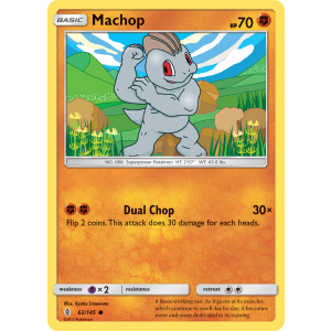 Machop 62/145 Pokemon TCG Sun & Moon Guardians Rising