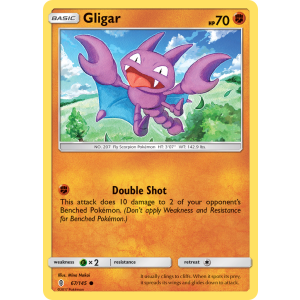 Gligar 67/145 Pokemon TCG Sun & Moon Guardians Rising